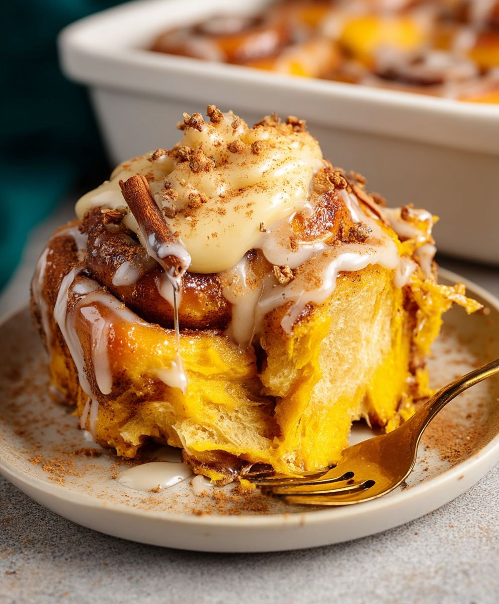 Pumpkin Cinnamon Rolls