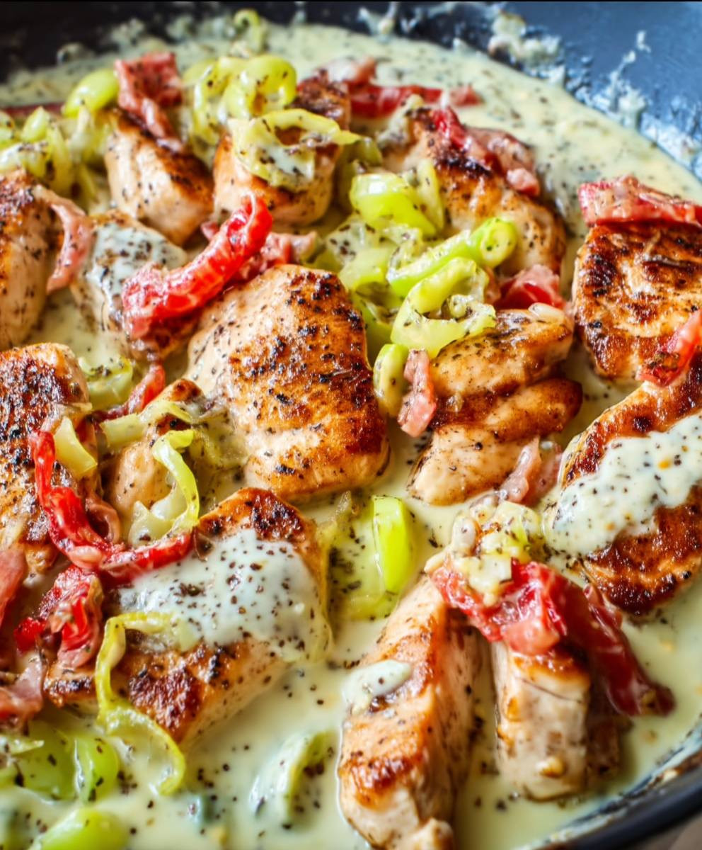 Pepperoncini Chicken Skillet
