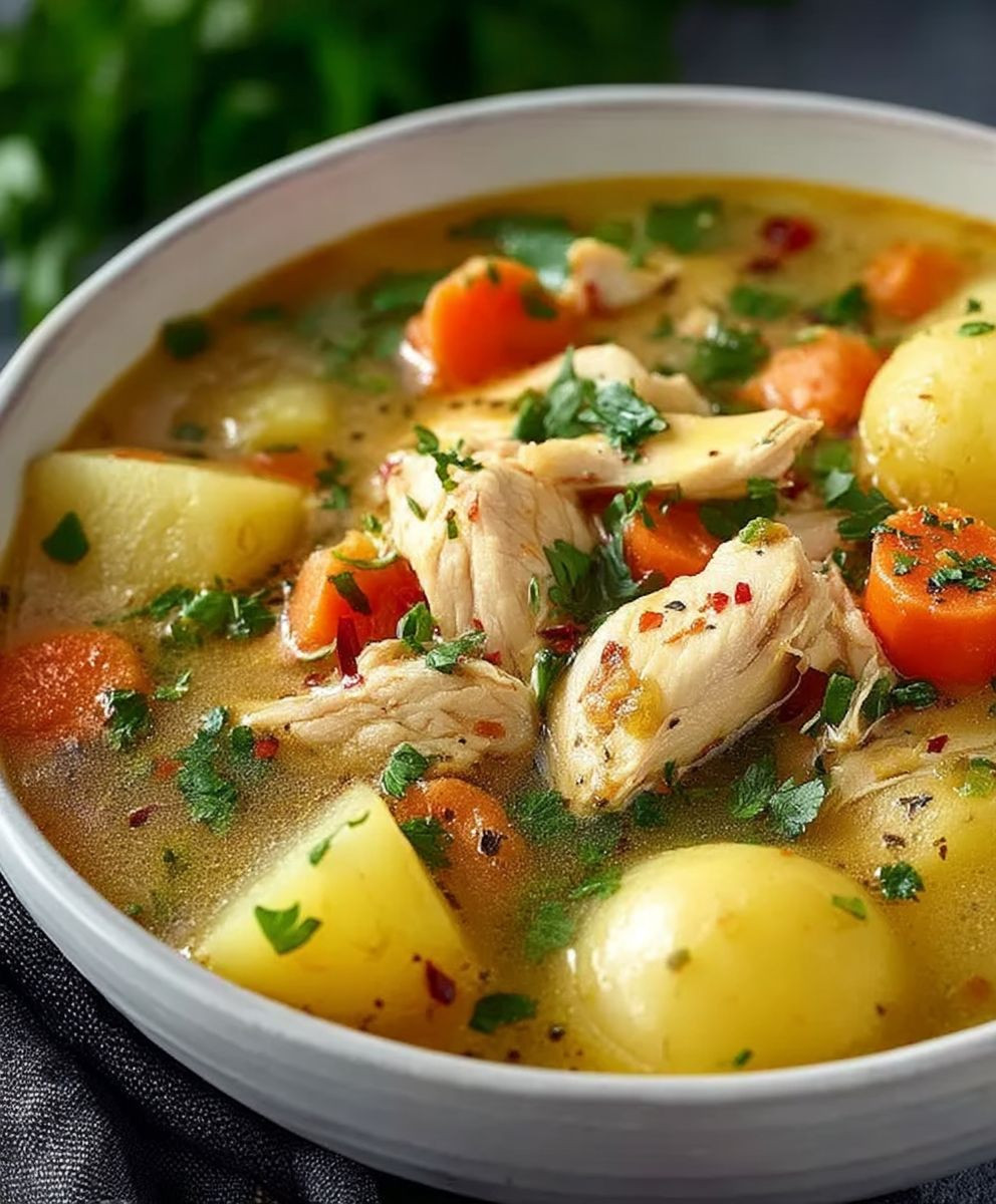 Chicken Soup with Potatoes