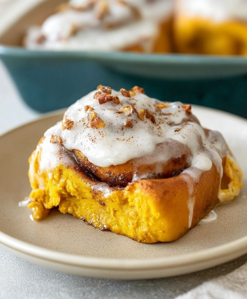Pumpkin Cinnamon Rolls