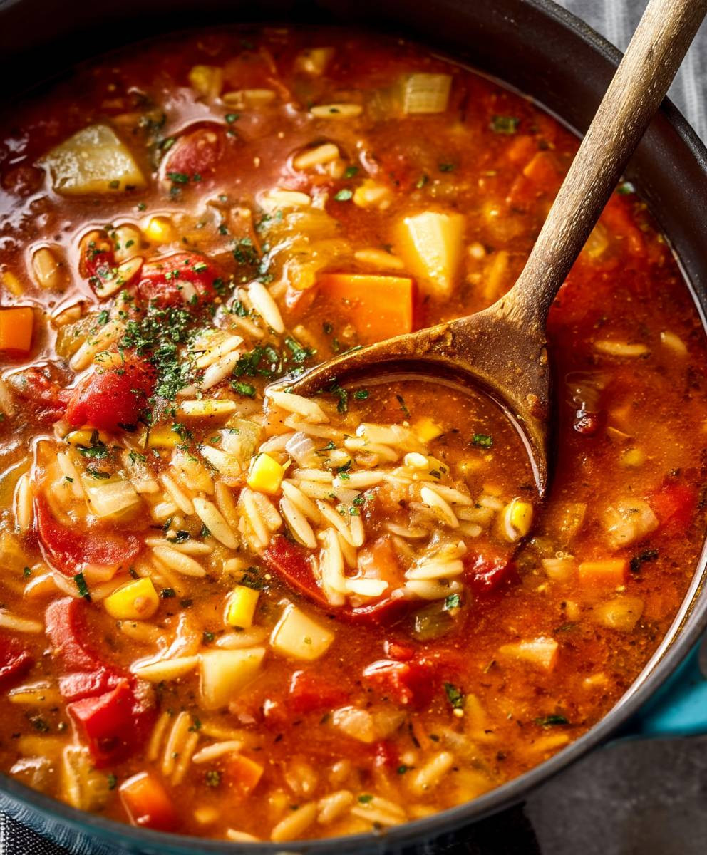 Vegetable Orzo Soup