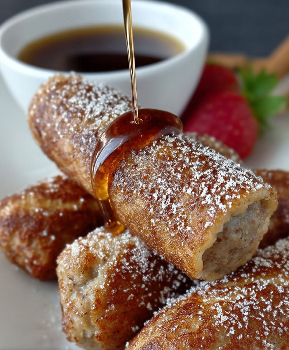 Sausage pancake on stick
