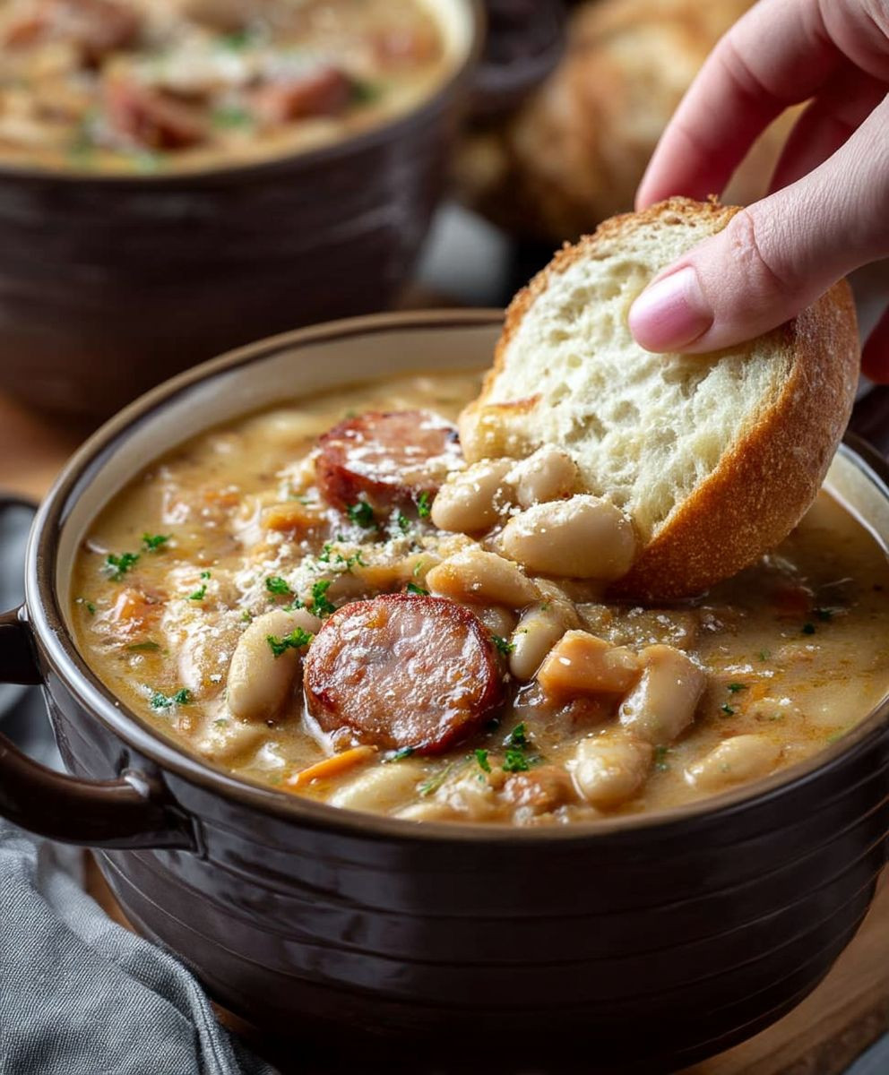 Creamy Bean Soup Kielbasa