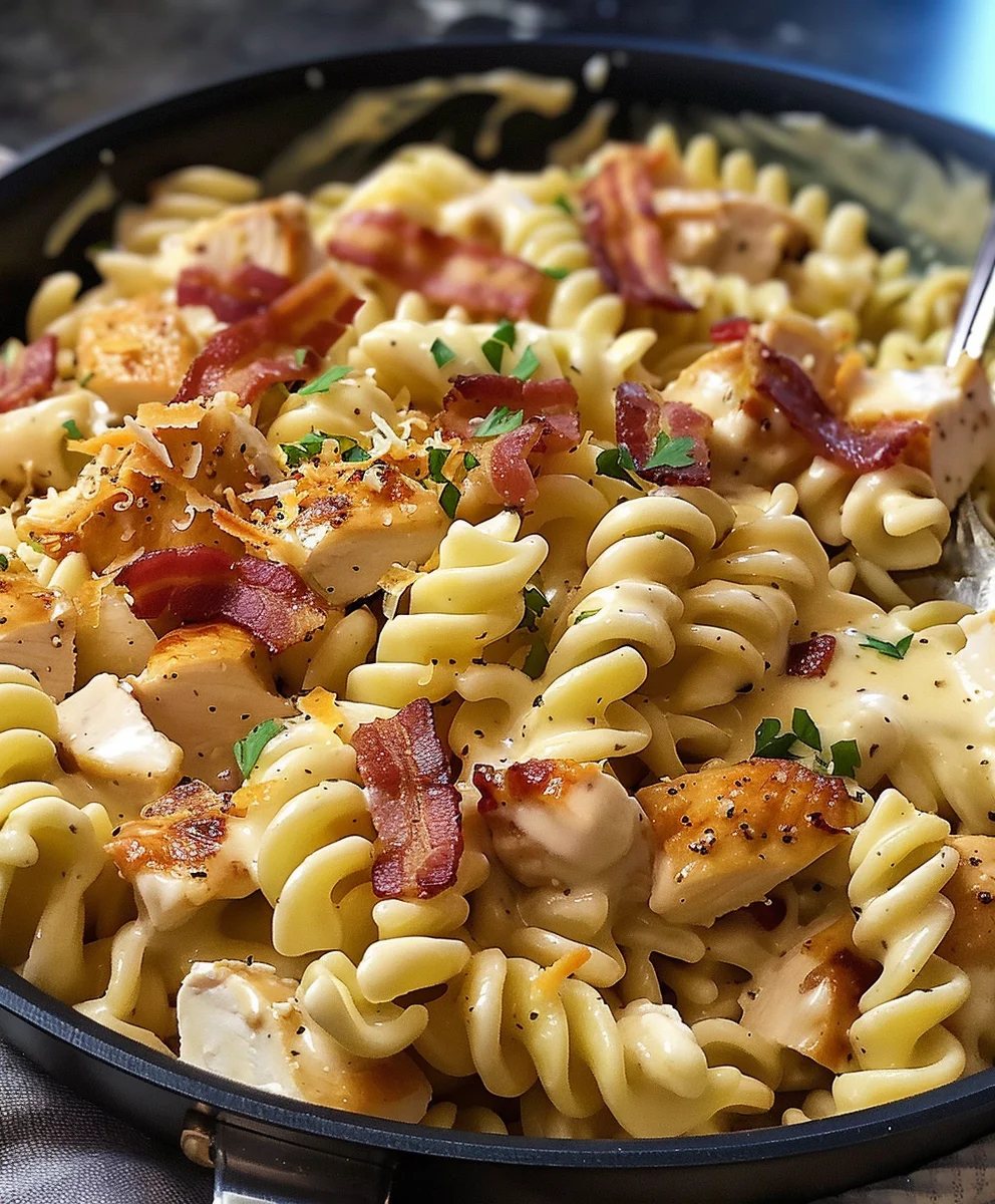 Chicken Beef Bacon Ranch Pasta: Creamy & Delicious!