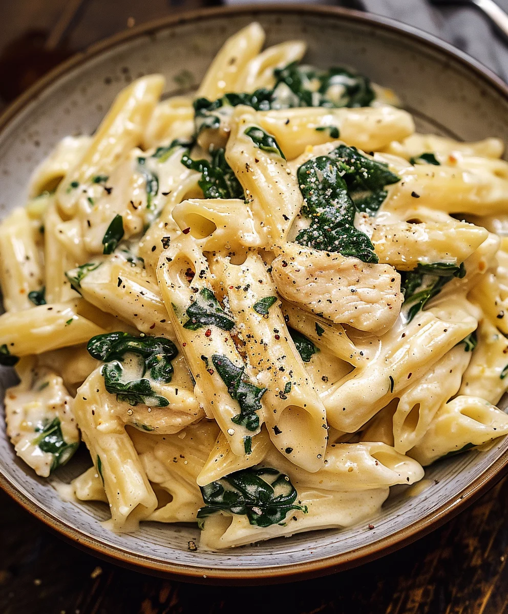 Easy Cream Cheese Spinach Chicken Pasta: Your New Go-To!