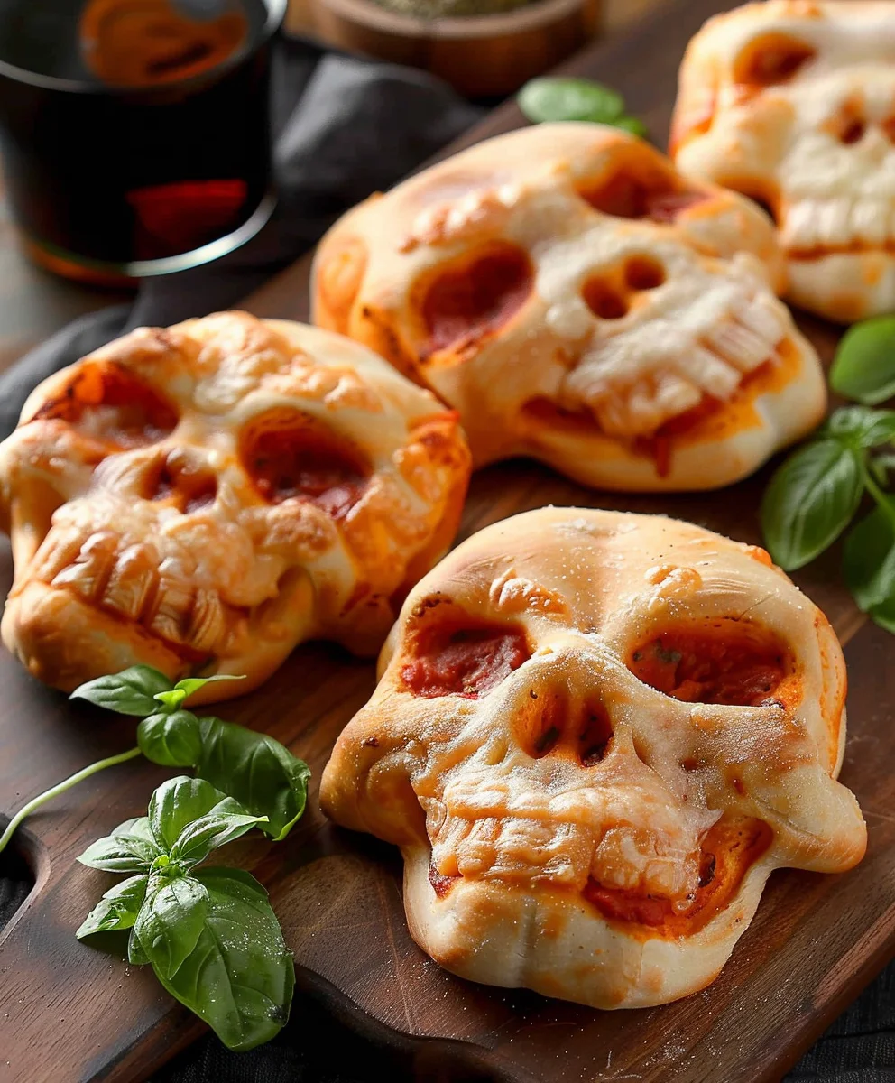 Halloween Pizza Skulls: A Spooktacular & Easy Recipe for Kids!