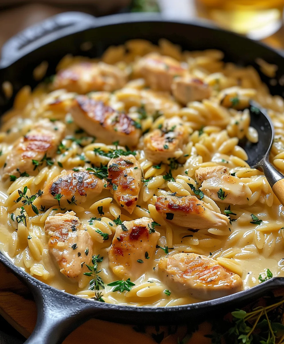 Creamy Chicken Orzo: Your New Favorite Ultimate Recipe!