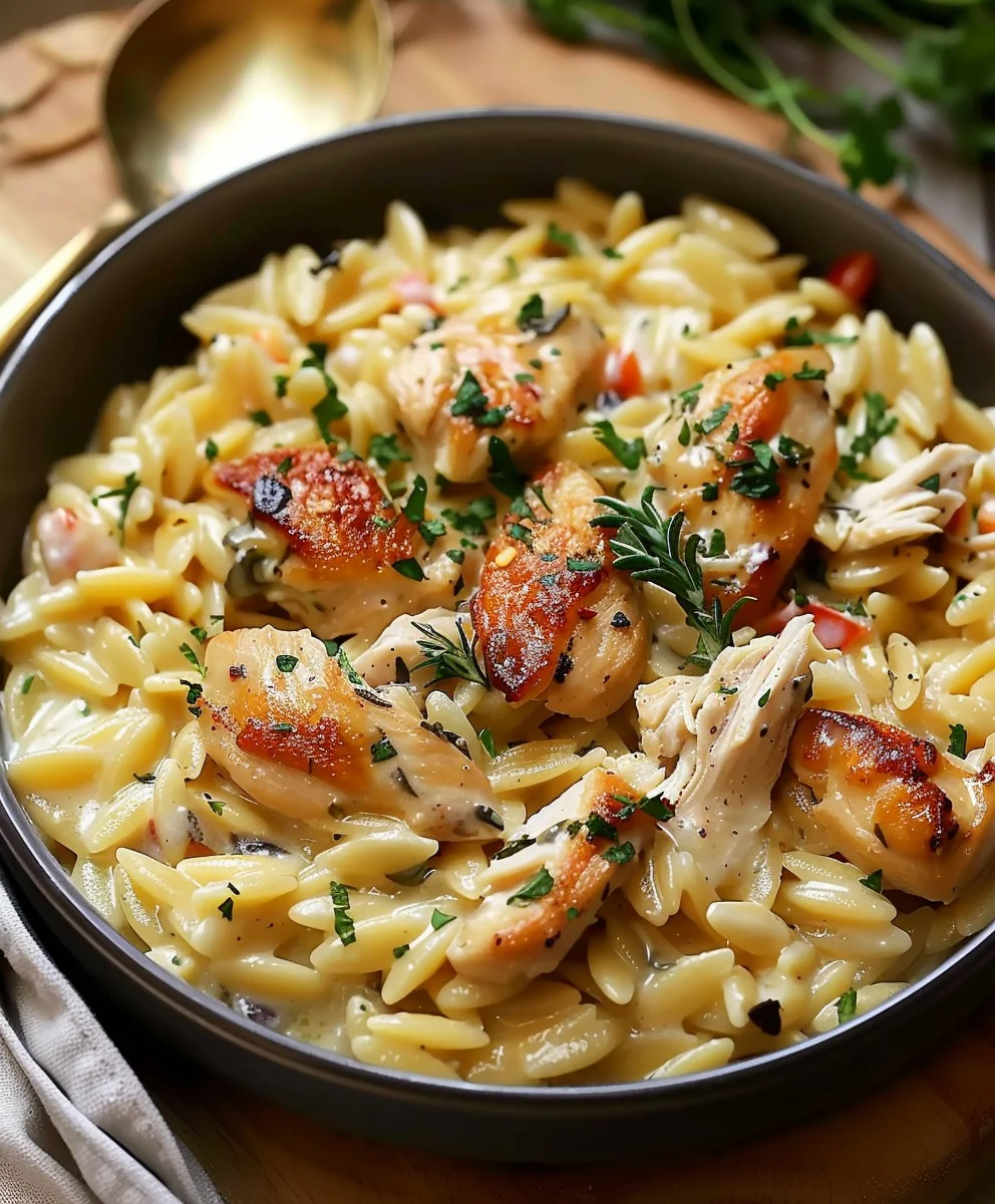 Creamy Chicken Orzo: Your New Favorite Ultimate Recipe!
