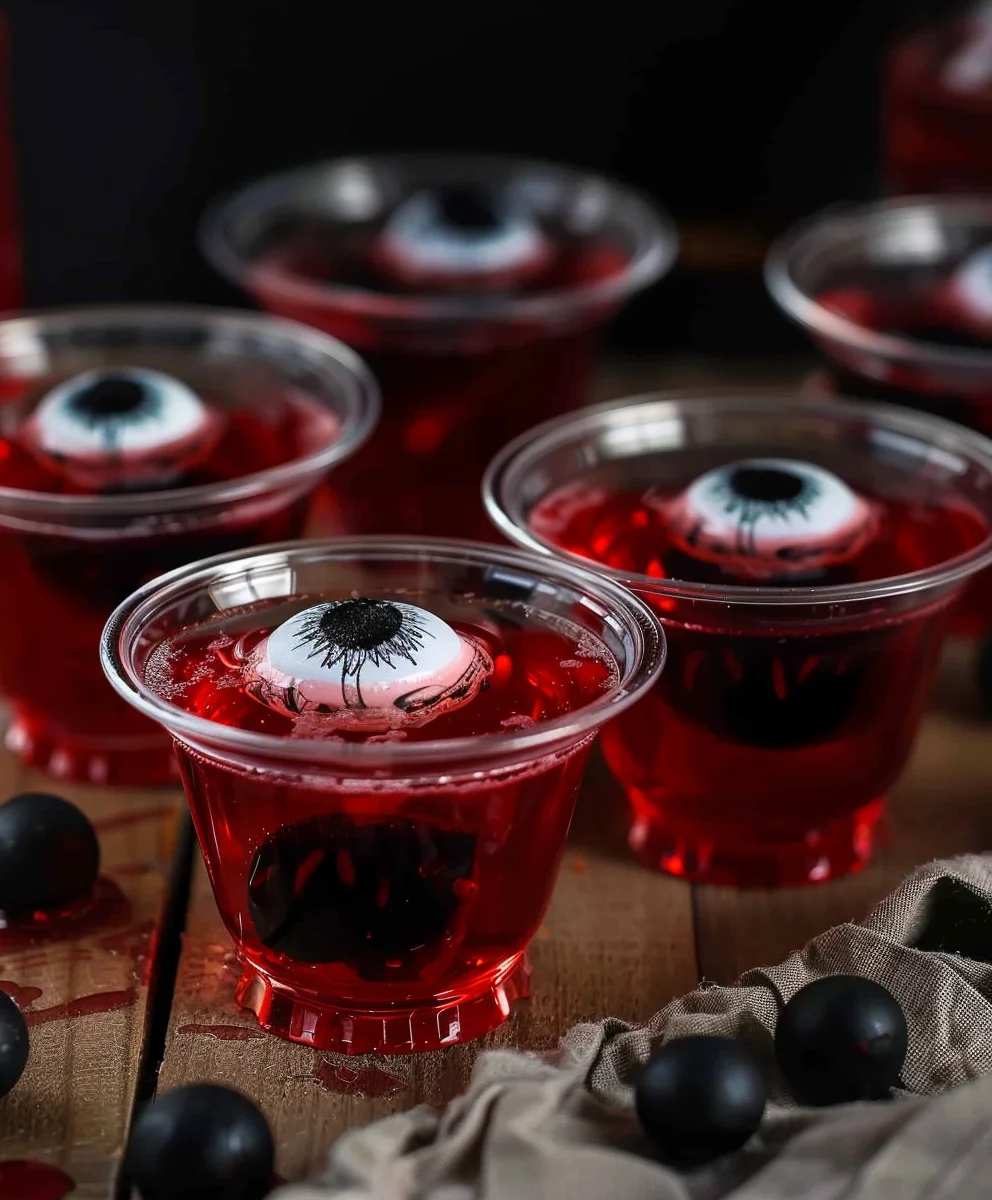 Halloween Eyeball Jello Non-Alcoholic Party Shots!