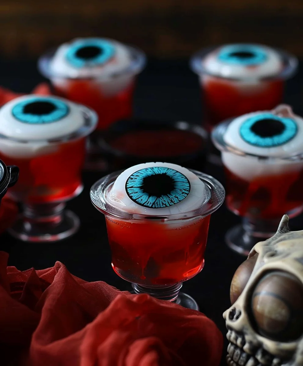 Halloween Eyeball Jello Non-Alcoholic Party Shots!