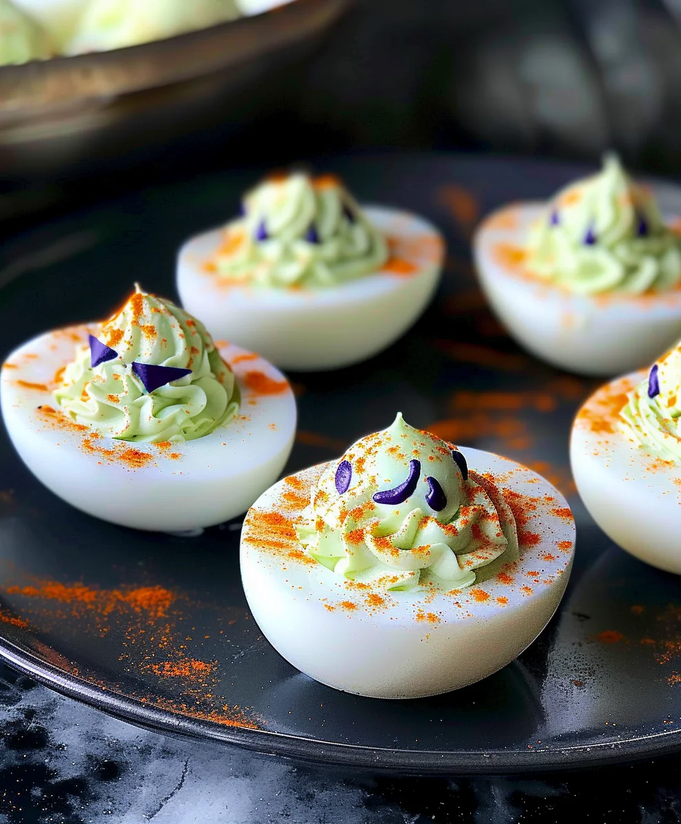 Halloween Deviled Eggs: Spooky & Delicious Party Appetizer!