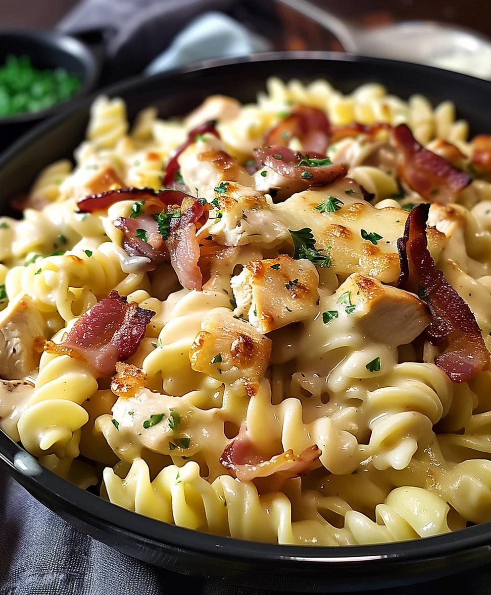 Chicken Beef Bacon Ranch Pasta: Creamy & Delicious!