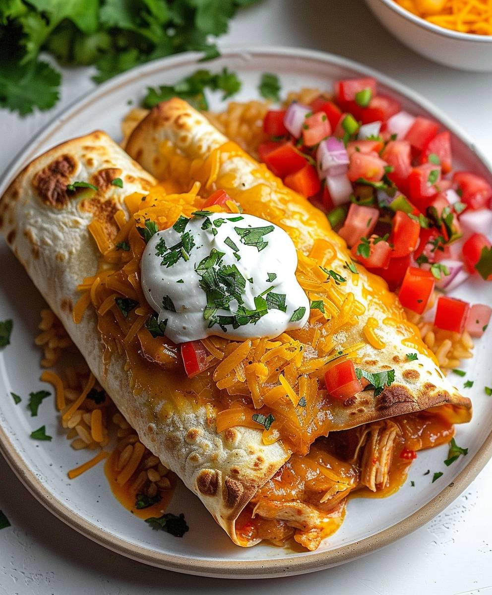 Chicken Chimichangas
