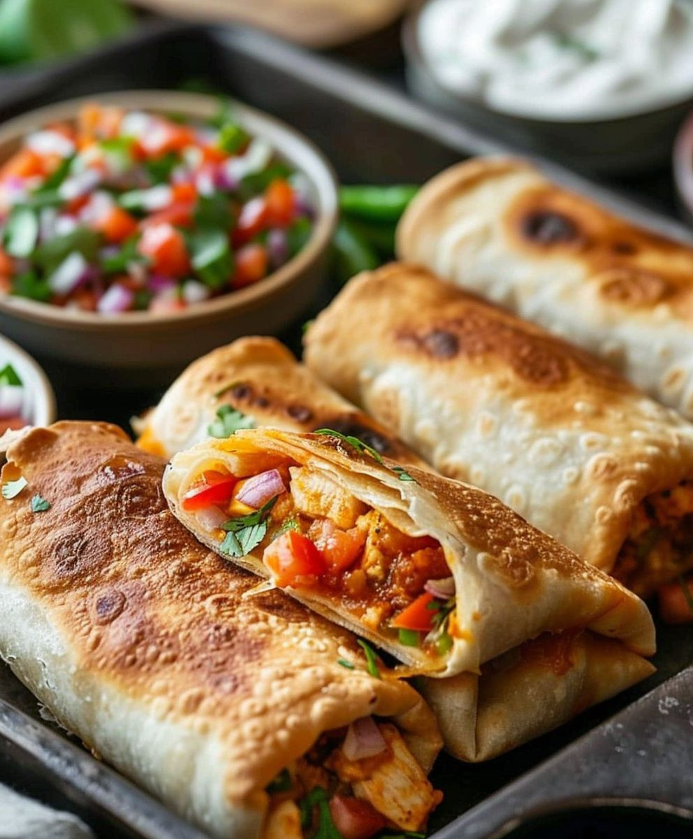 Chicken Chimichangas