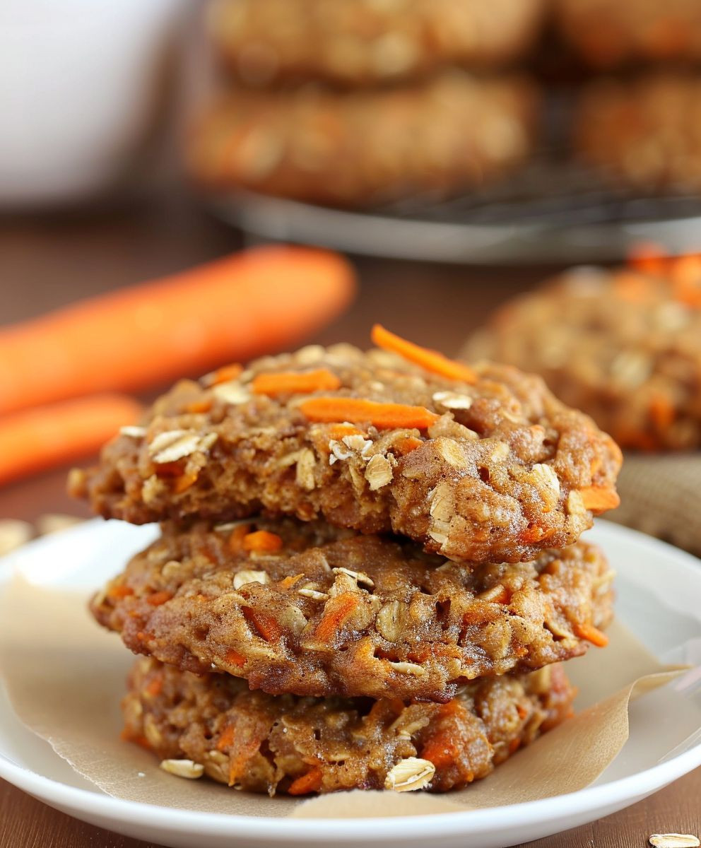 Carrot Cake Oatmeal Cookies