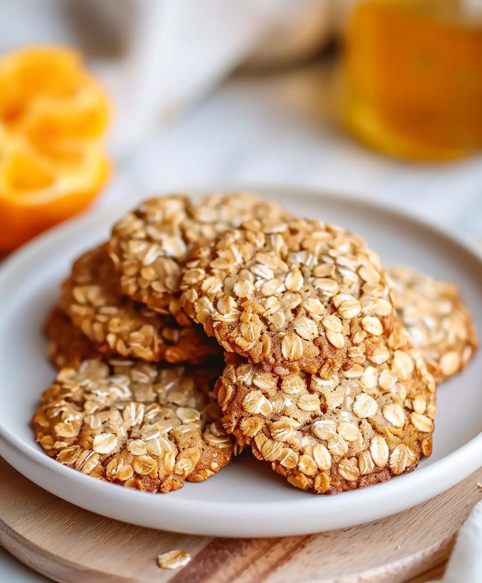 Honey Oatmeal Cookies