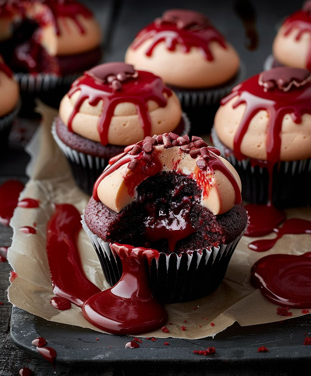 Vampire Cupcakes Halloween