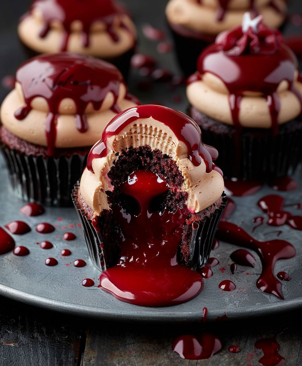 Vampire Cupcakes Halloween