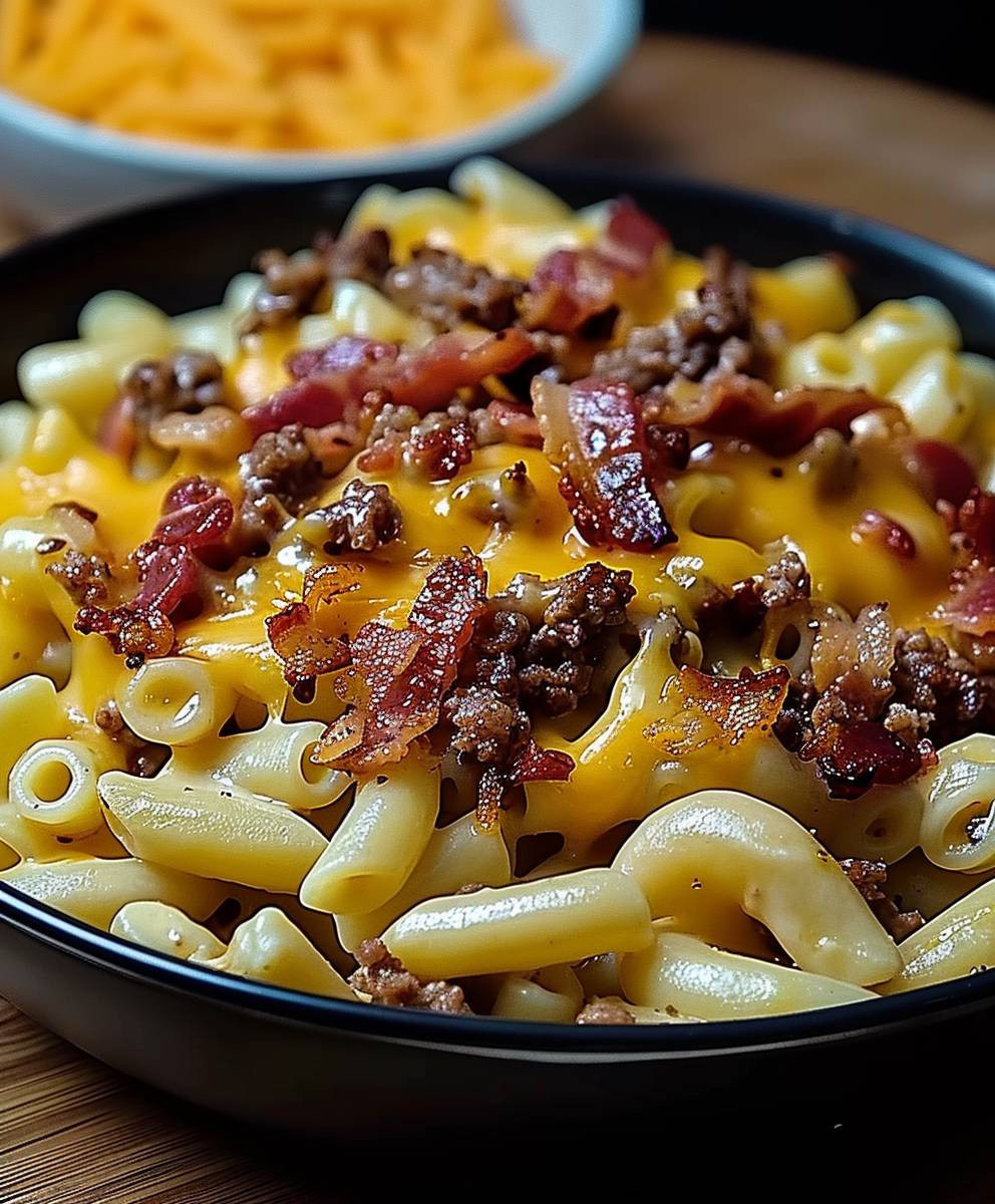 Bacon Cheeseburger Pasta