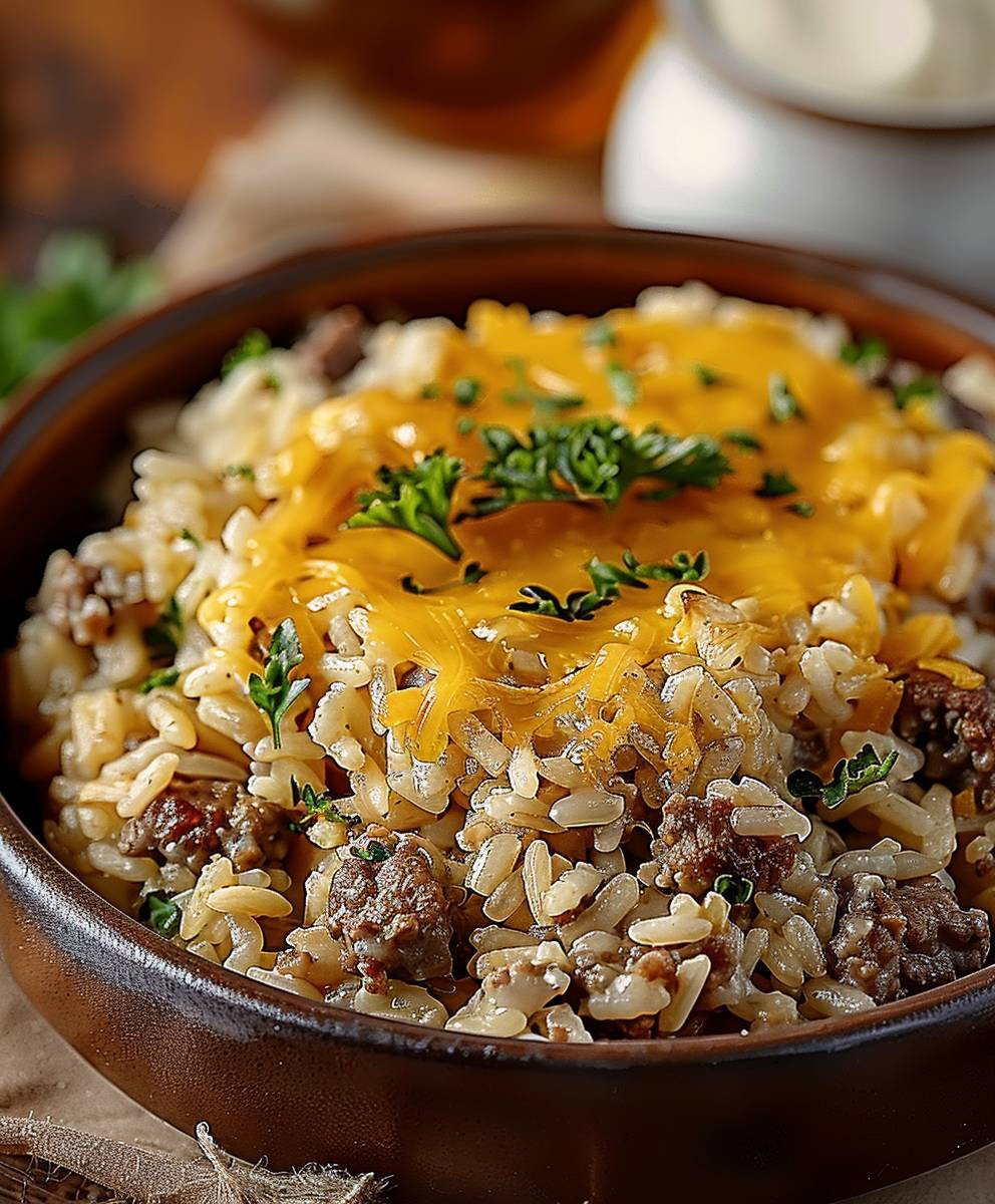 Hamburger Rice Casserole