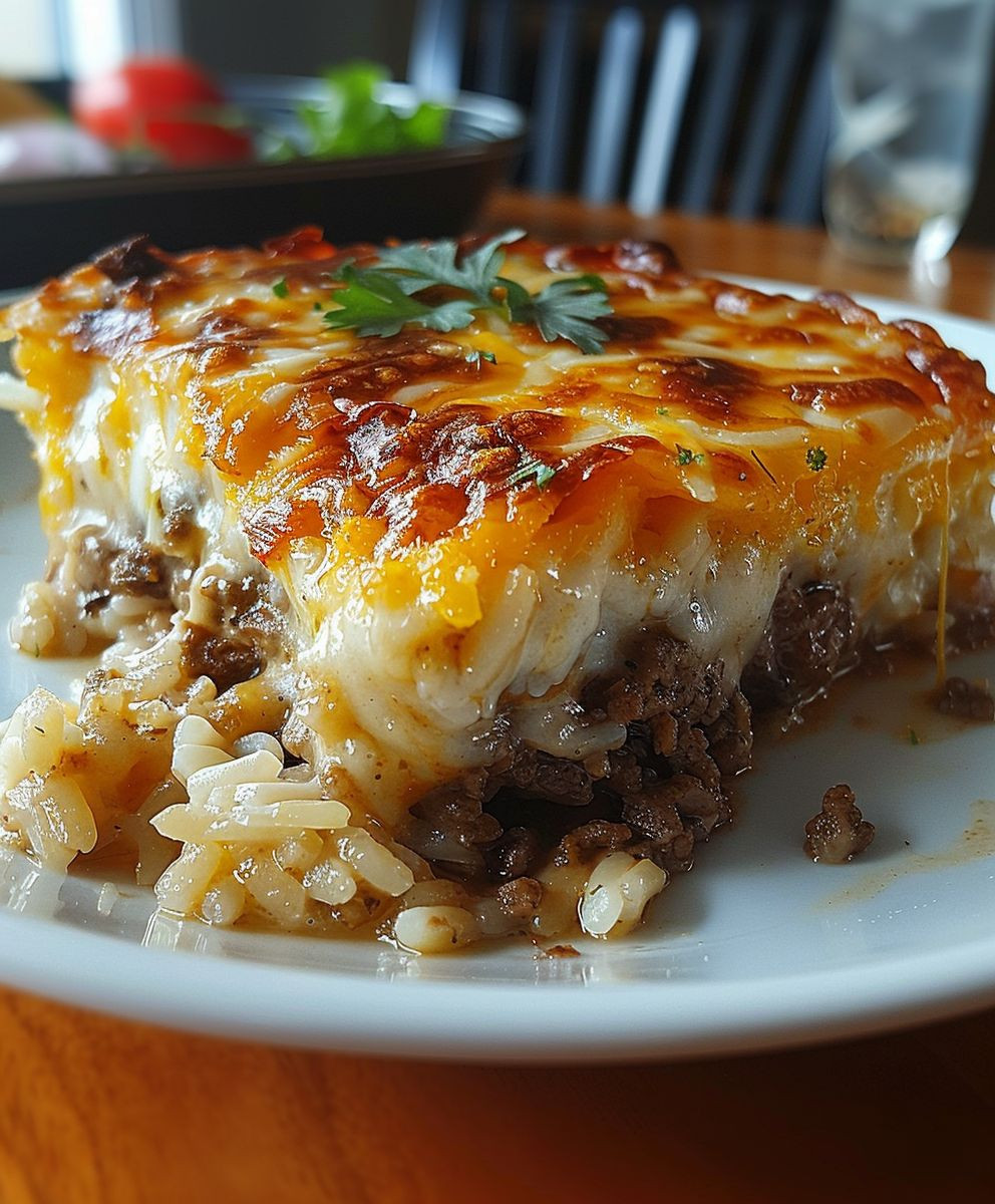 Cheesy Ground Beef Casserole