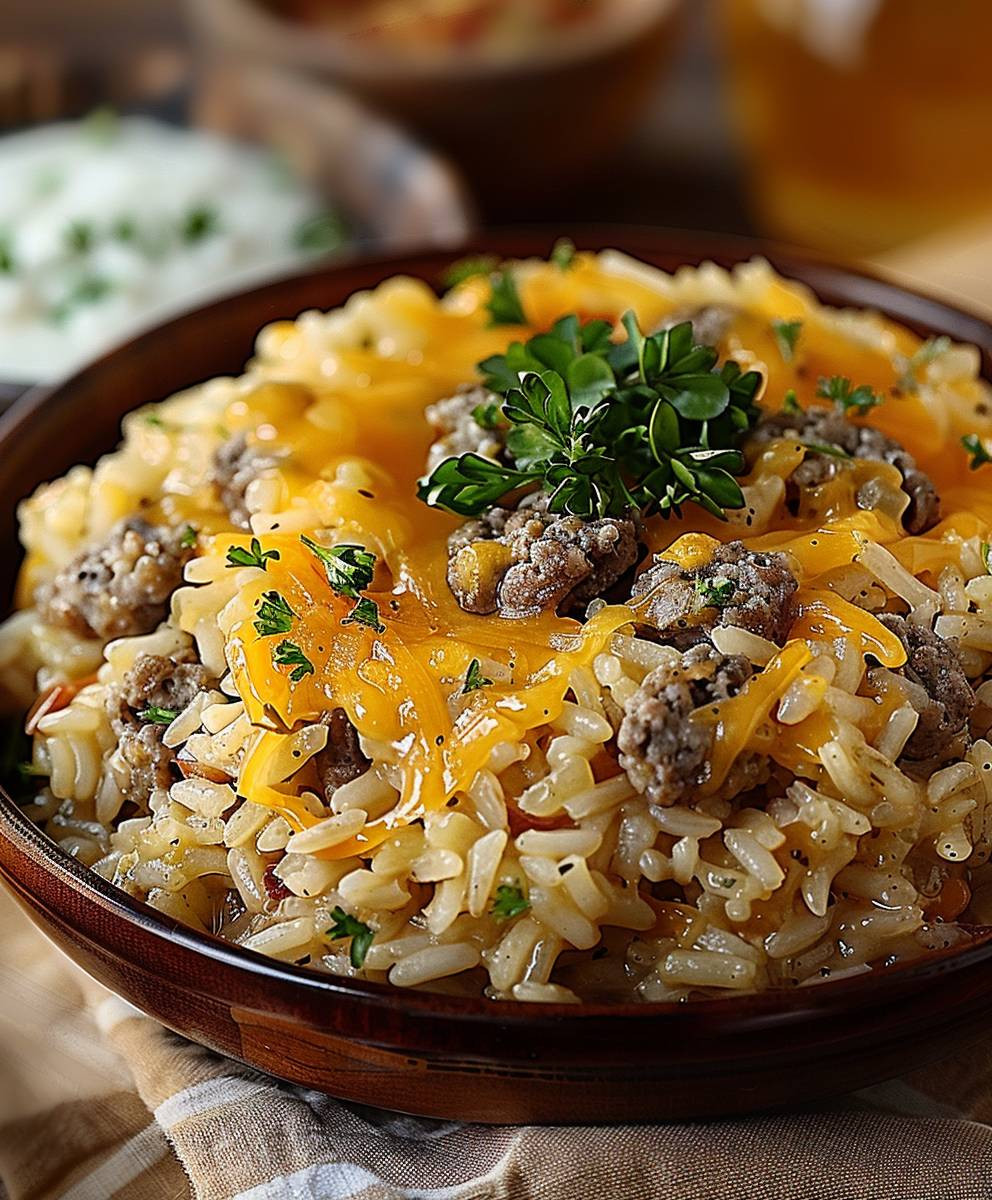 Hamburger Rice Casserole