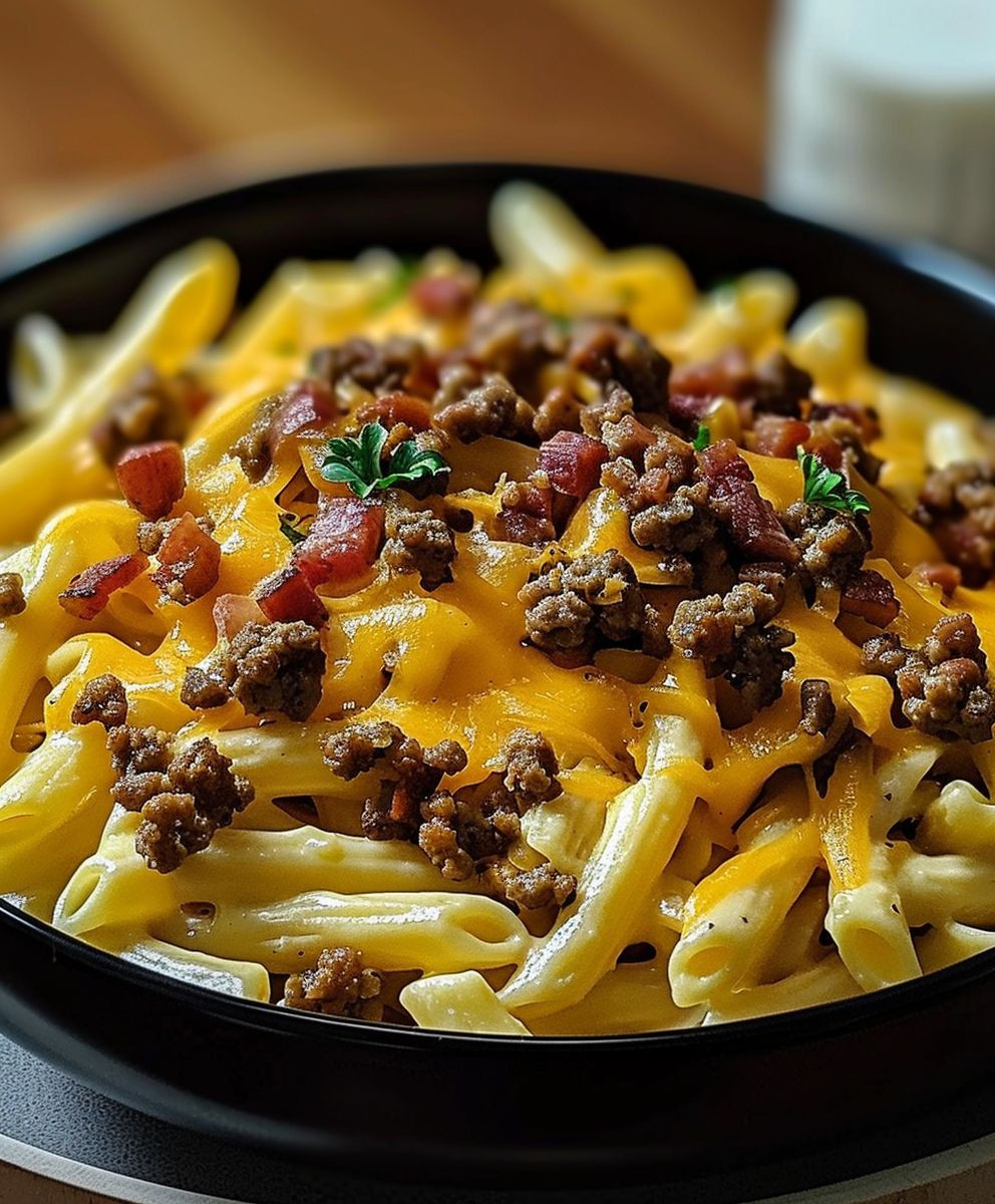 Bacon Cheeseburger Pasta