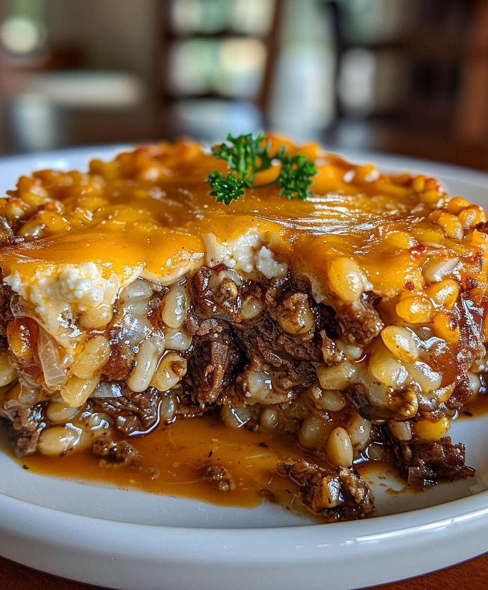 Cheesy Ground Beef Casserole