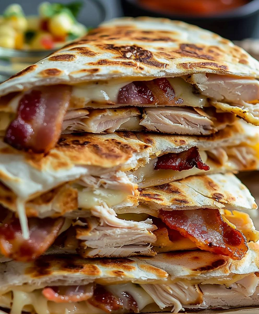 Chicken Bacon Ranch Quesadilla
