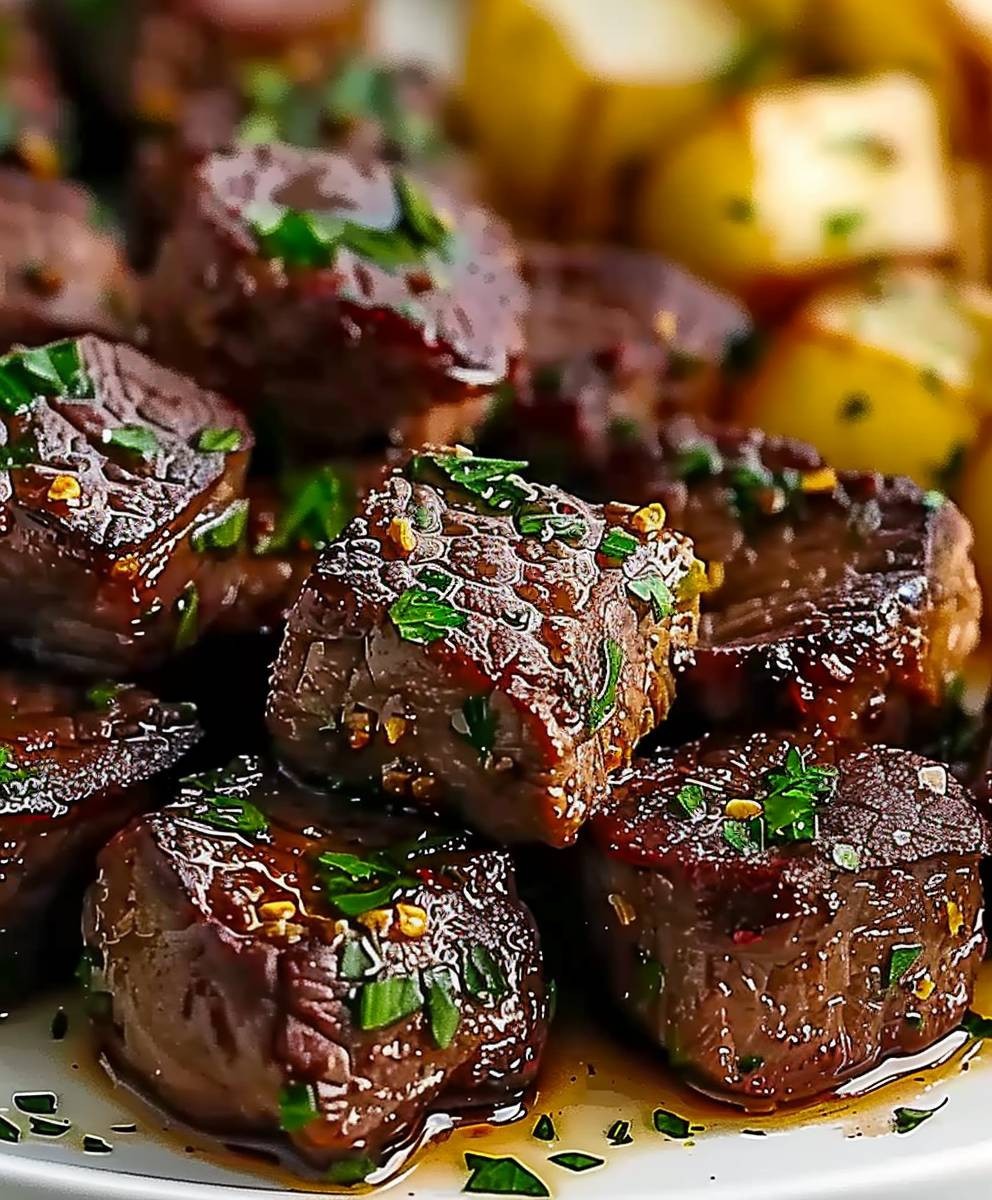 Garlic Butter Steak Bites