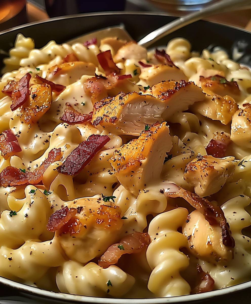 Creamy Chicken Bacon Pasta