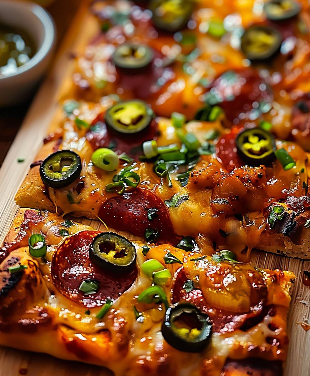 Hot Honey Flatbread Pizza