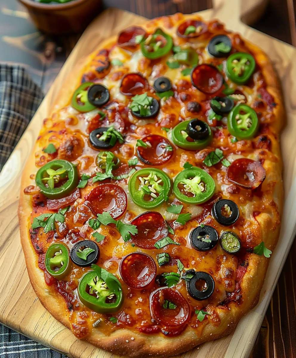 Hot Honey Flatbread Pizza