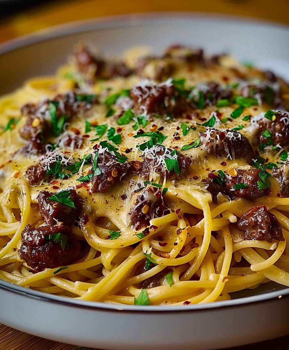 Cajun Beef Spaghetti