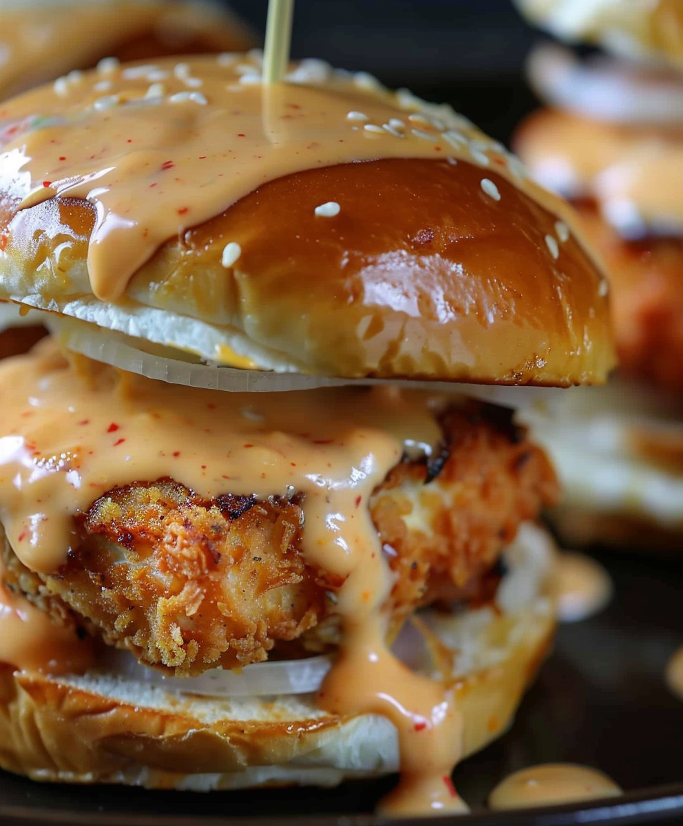 Bang Bang Chicken Sliders
