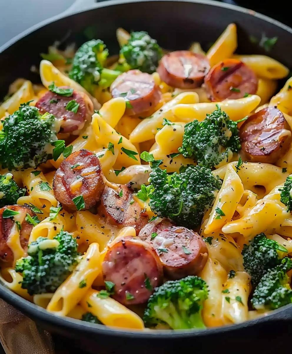 Kielbasa Broccoli Skillet