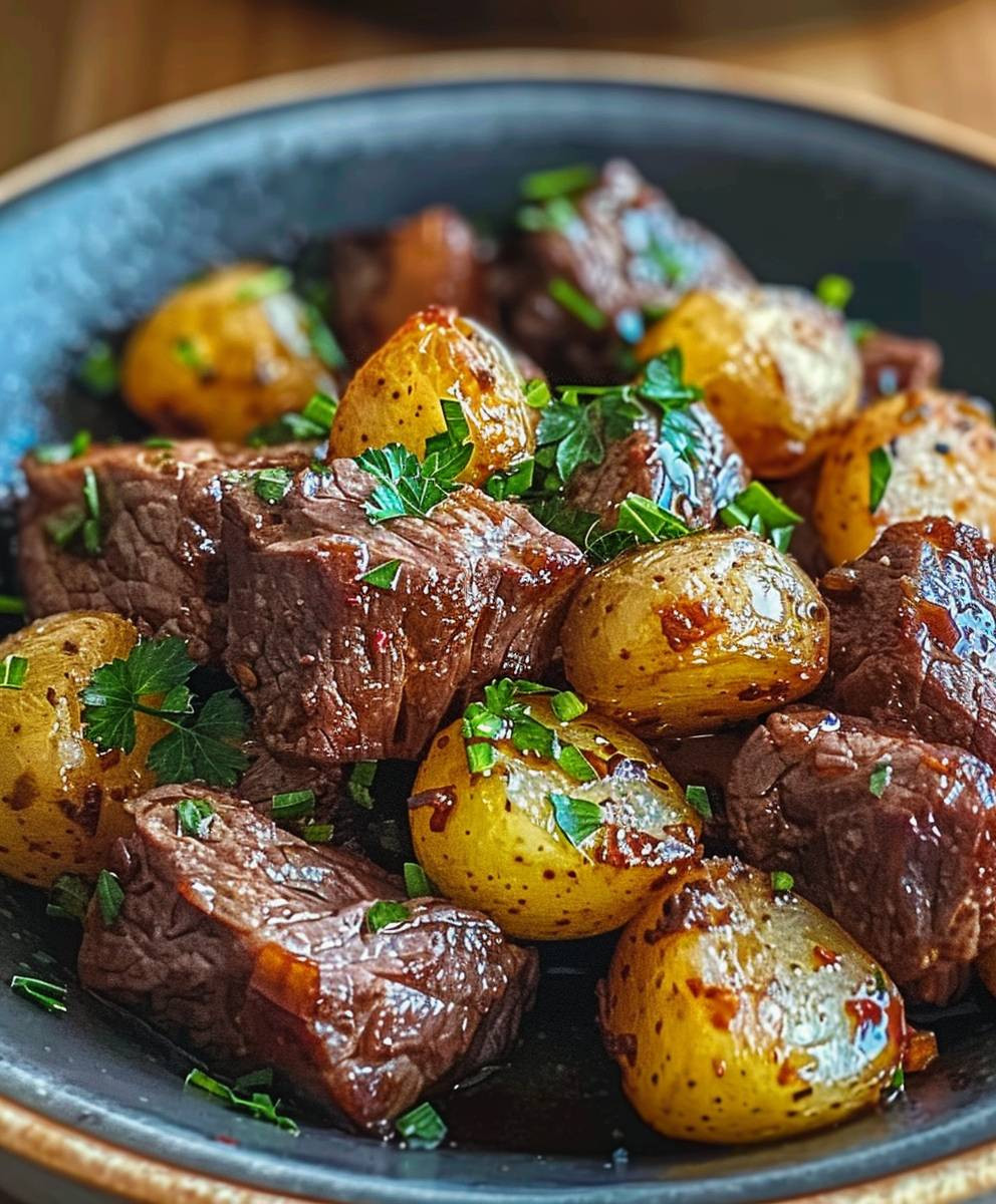 Garlic Butter Beef Bites