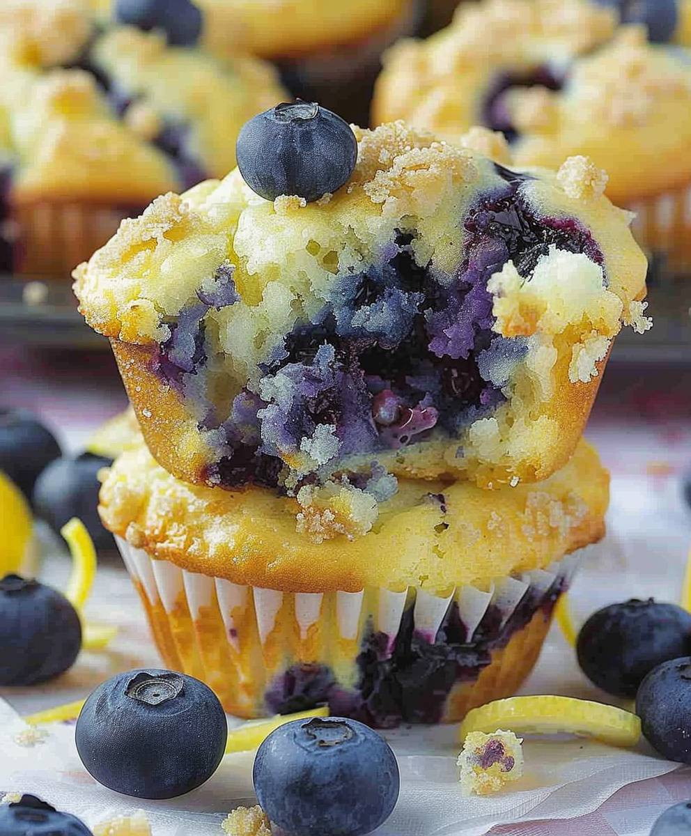 Lemon Blueberry Muffins