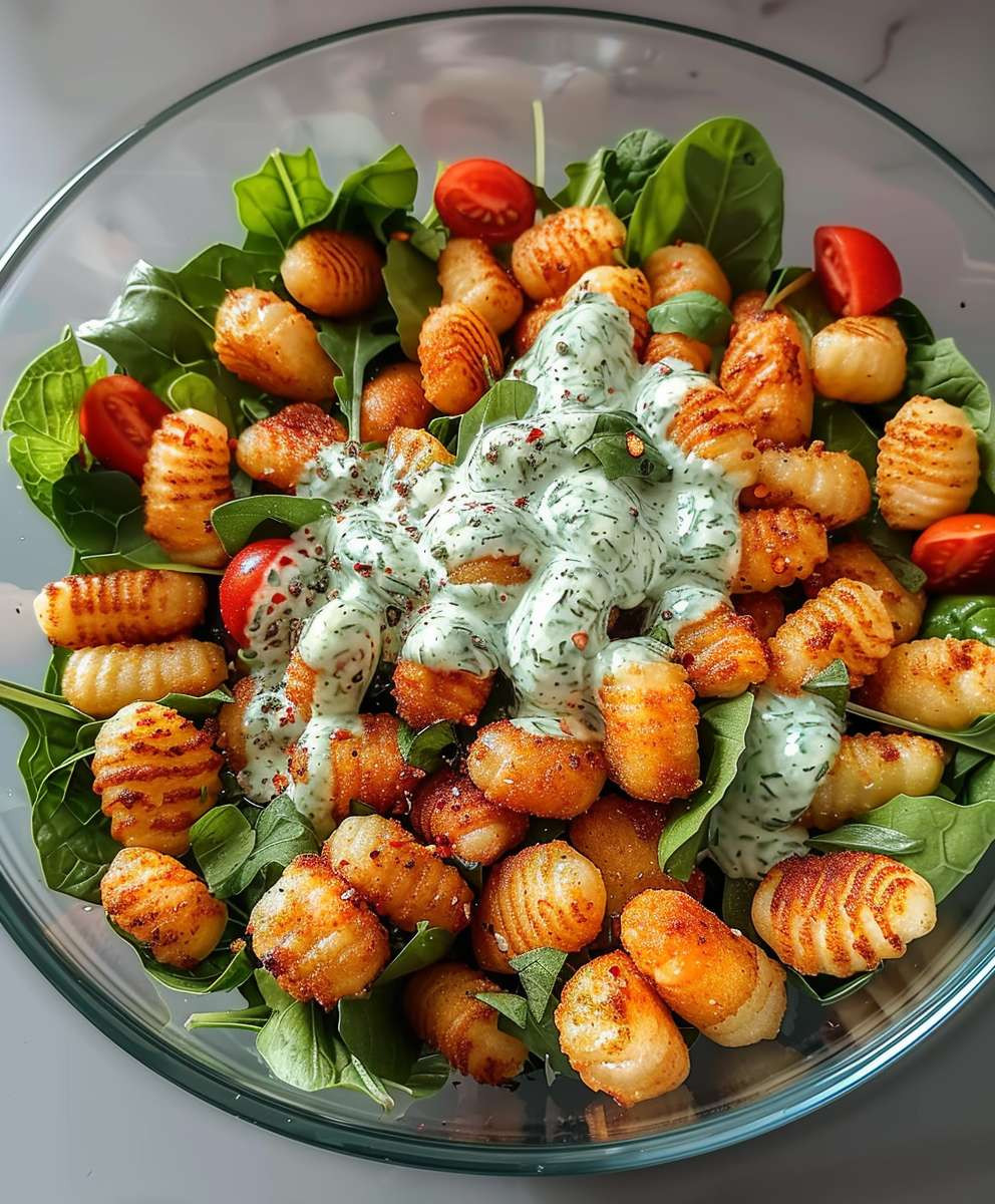 Crispy Gnocchi Salad