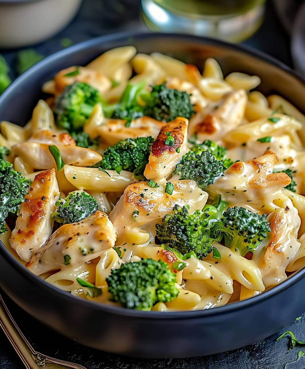 Creamy Chicken Broccoli Pasta