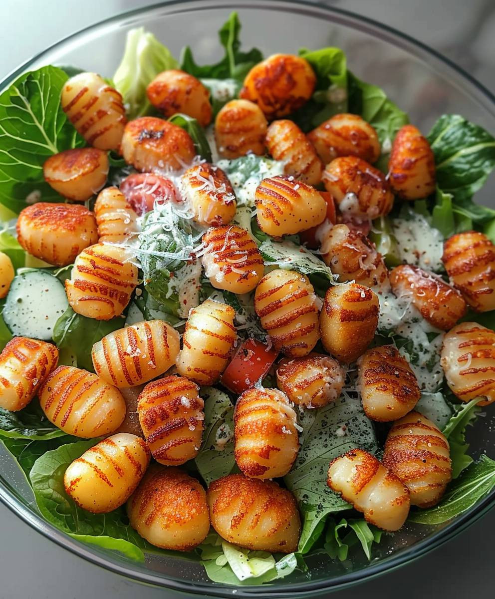 Crispy Gnocchi Salad