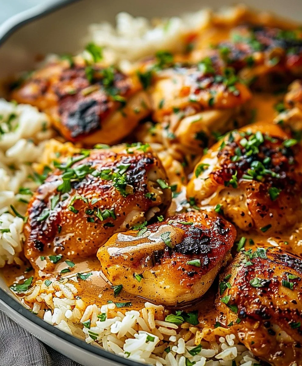 Best Smothered Chicken & Rice Recipe: Easy Comfort Food