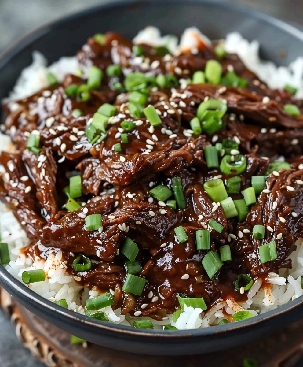 Easy Slow Cooker Korean Beef