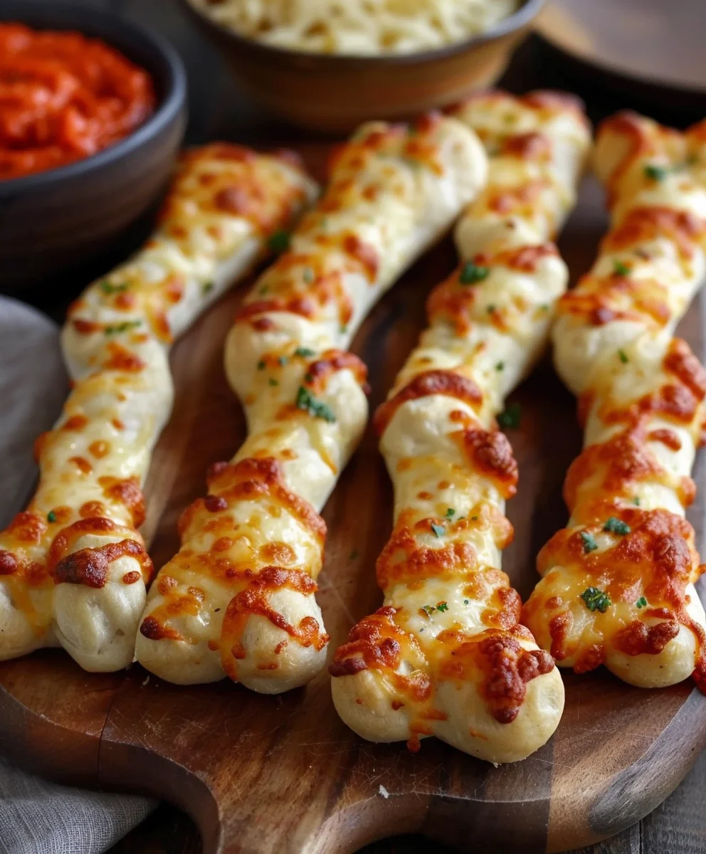 Cheesy Halloween Breadstick Bones - Spooky Fun Recipe!