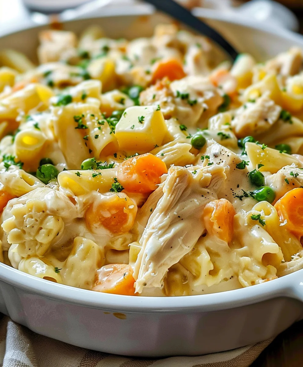 Cozy Creamy Chicken Pot Pie Pasta: Your New Favorite!
