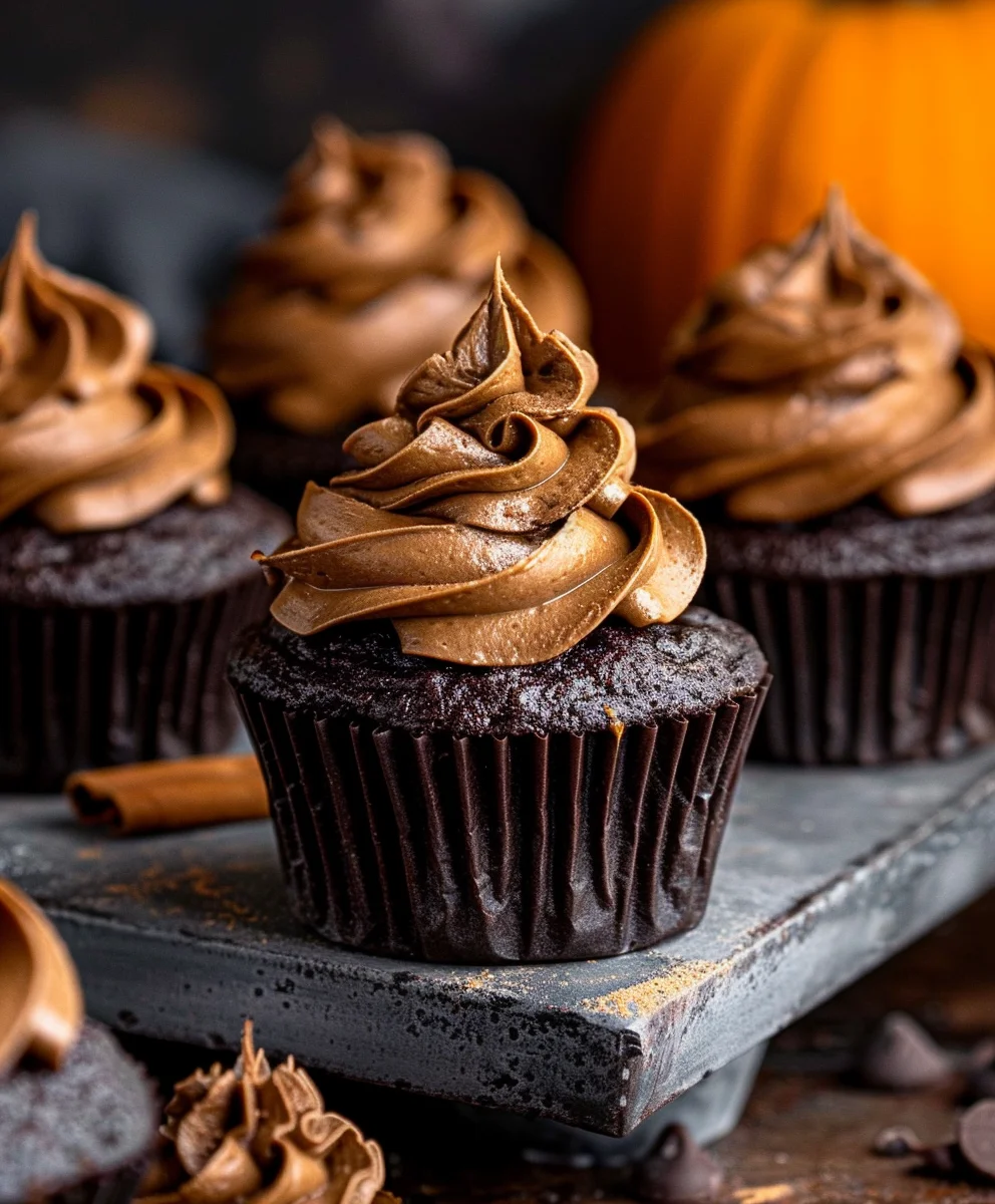 Irresistible Chocolate Pumpkin Cupcakes - Your New Fall Favorite!