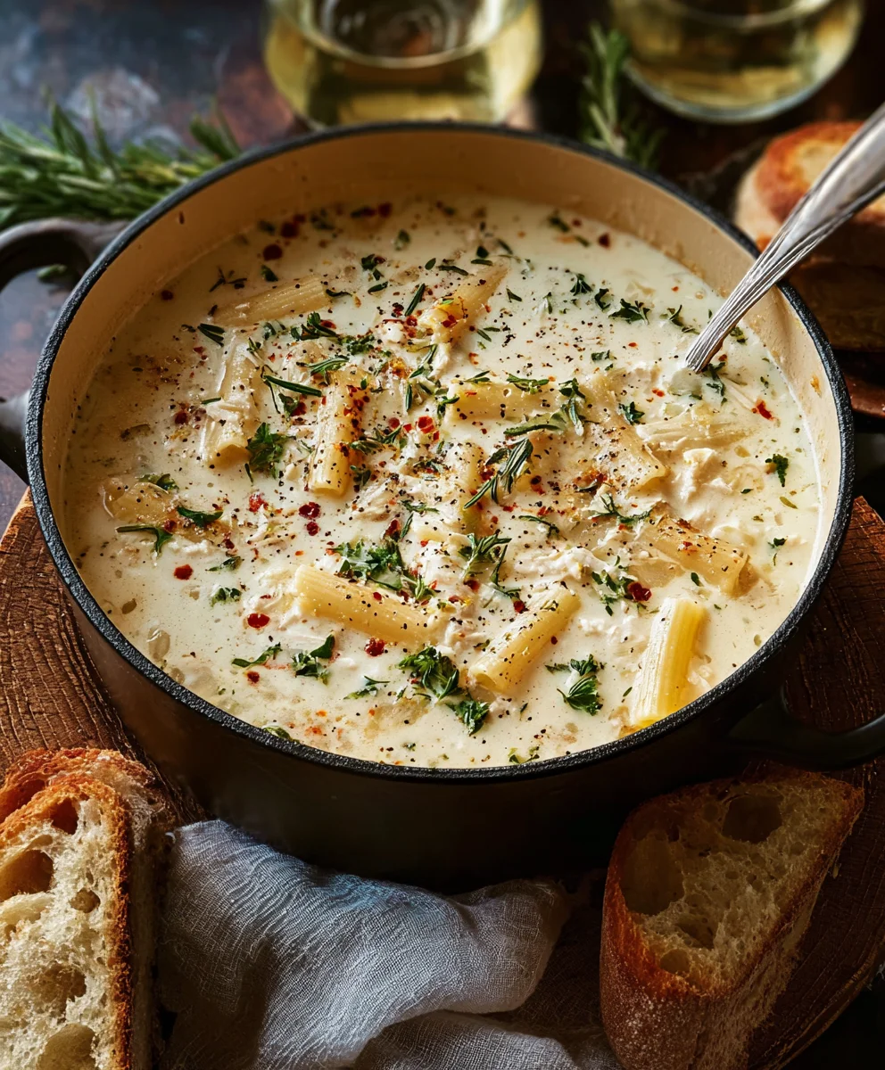 White Lasagna Soup