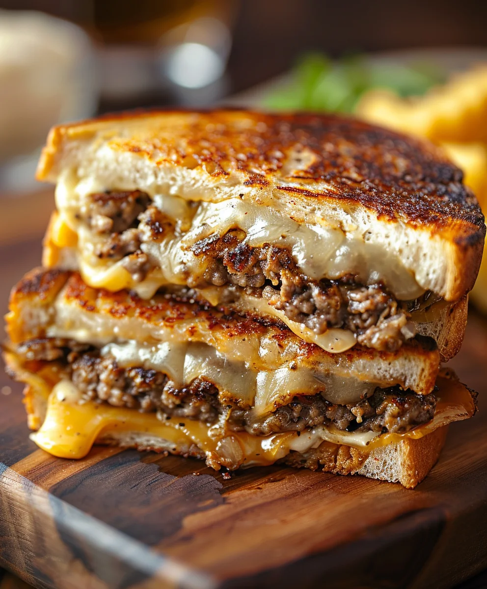 Ultimate Beef Patty Melts with irresistible Secret Sauce!