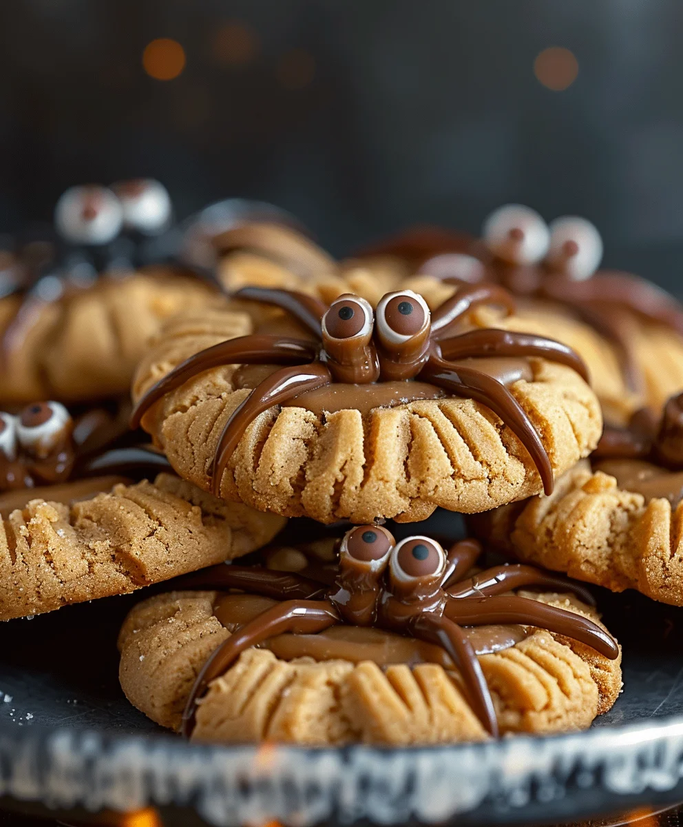 Easy Peanut Butter Spider Cookies: Creepy-Crawly Halloween Treats