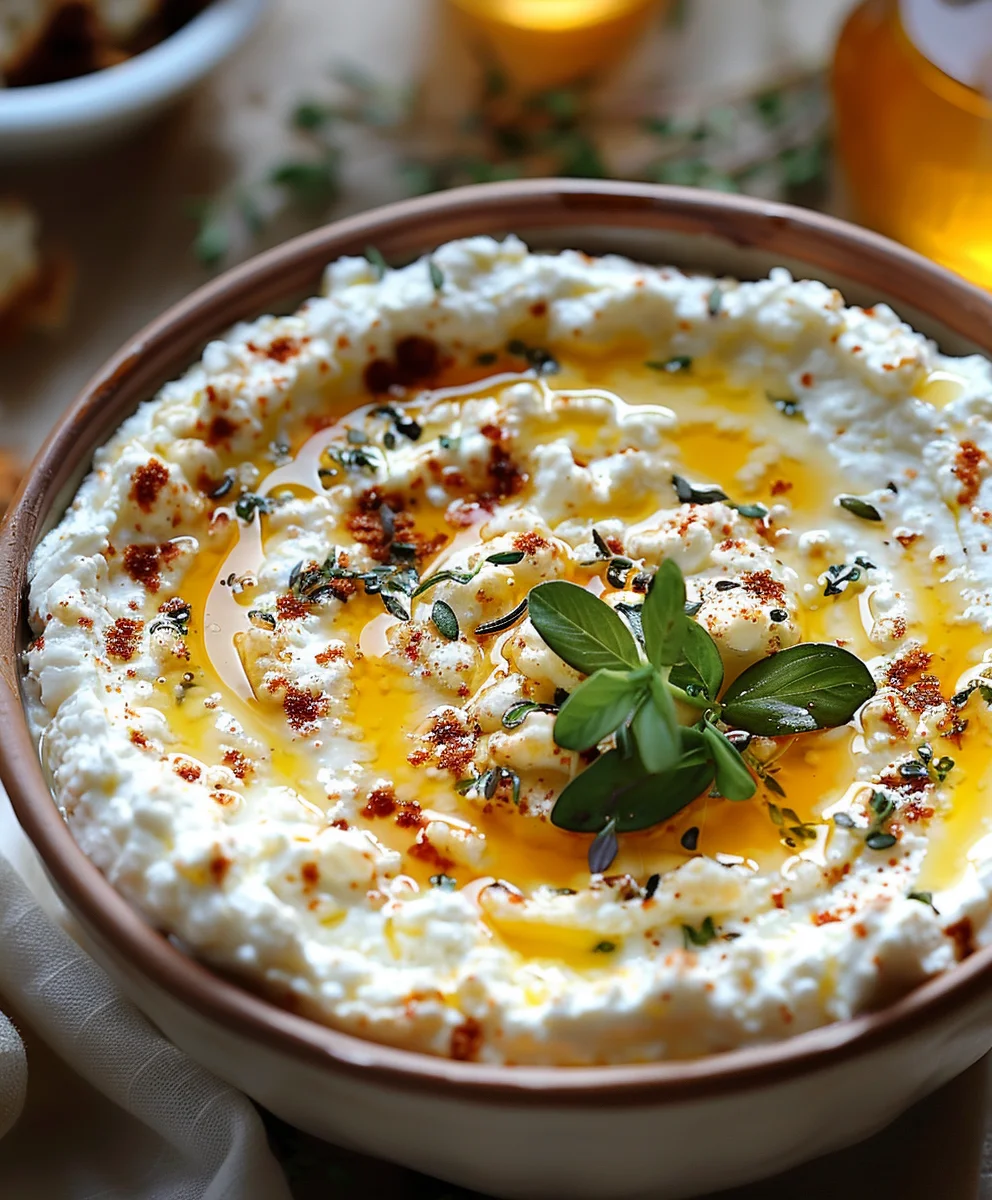 Spicy Hot Honey Ricotta Dip: Classy Appetizer Recipe